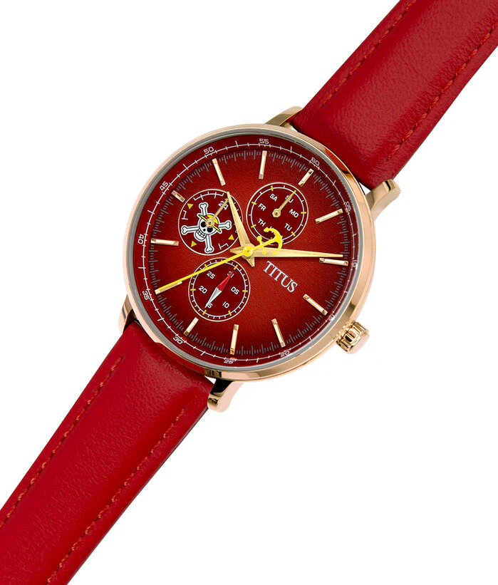 Solvil et Titus x One Piece "Luffy" Interlude Multi-Function Quartz Leather Women Watch W06-03292-001 - Image 2