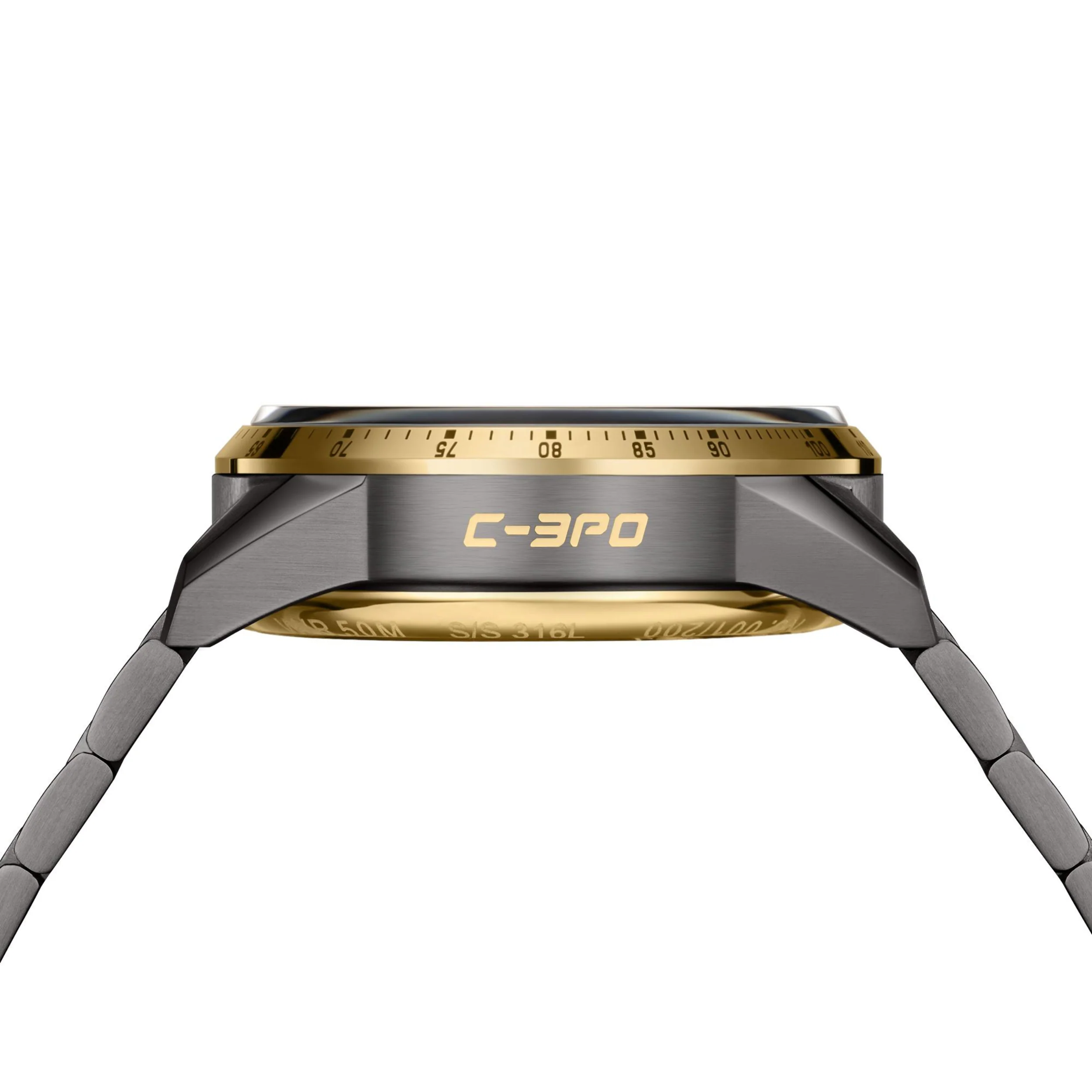 SOLVIL ET TITUS X STAR WARS 'C-3PO' W06-03365-004 LIMITED EDITION SABER CHRONOGRAPH QUARTZ MEN WATCH - Image 5
