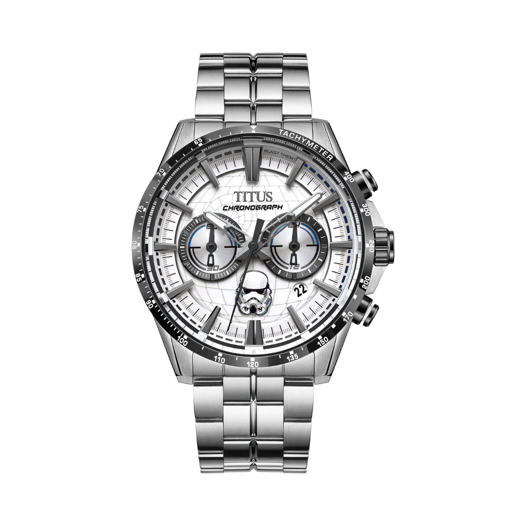 SOLVIL ET TITUS X STAR WARS 'STORMTROOPER' W06-03365-002 LIMITED EDITION SABER CHRONOGRAPH QUARTZ MEN WATCH