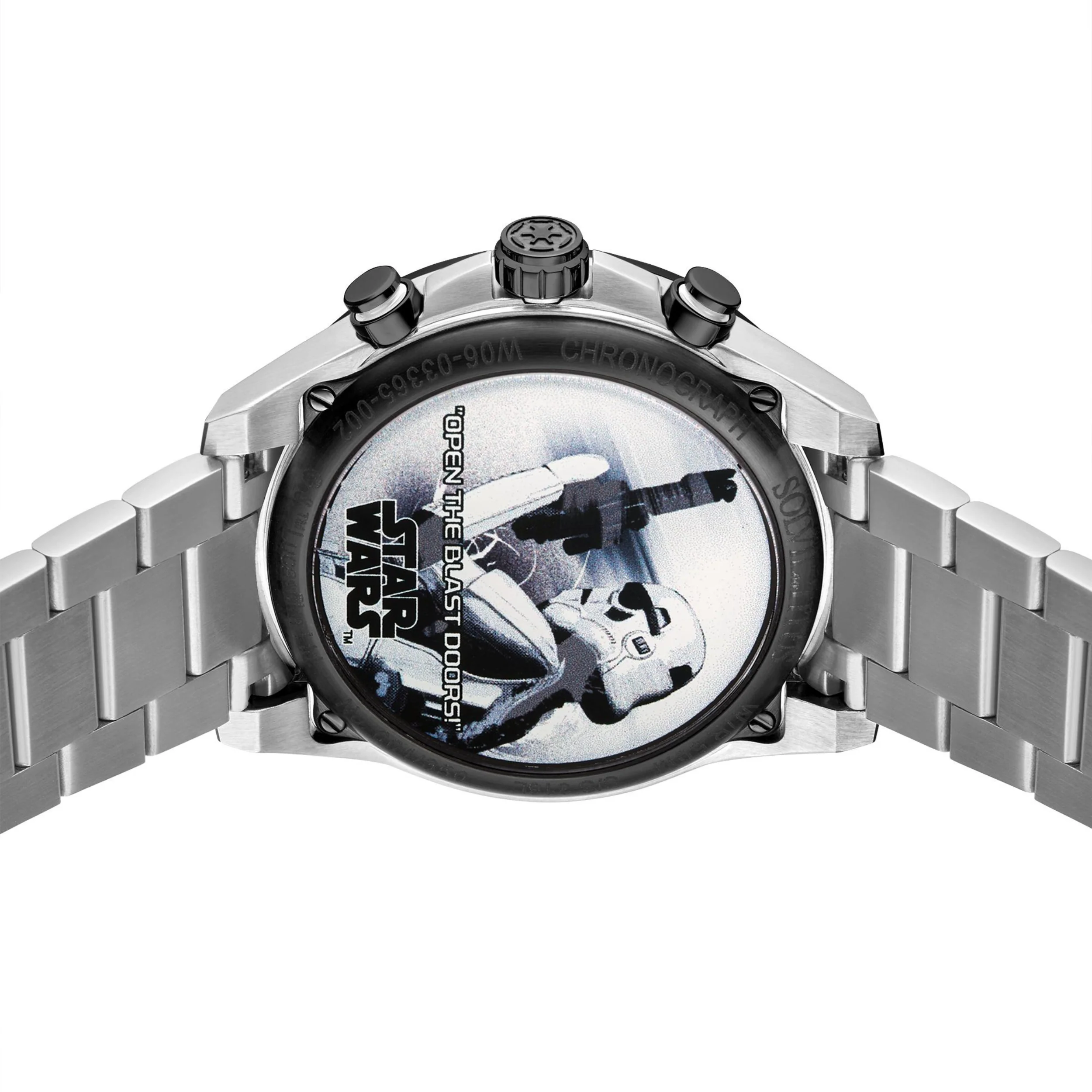 SOLVIL ET TITUS X STAR WARS 'STORMTROOPER' W06-03365-002 LIMITED EDITION SABER CHRONOGRAPH QUARTZ MEN WATCH - Image 3