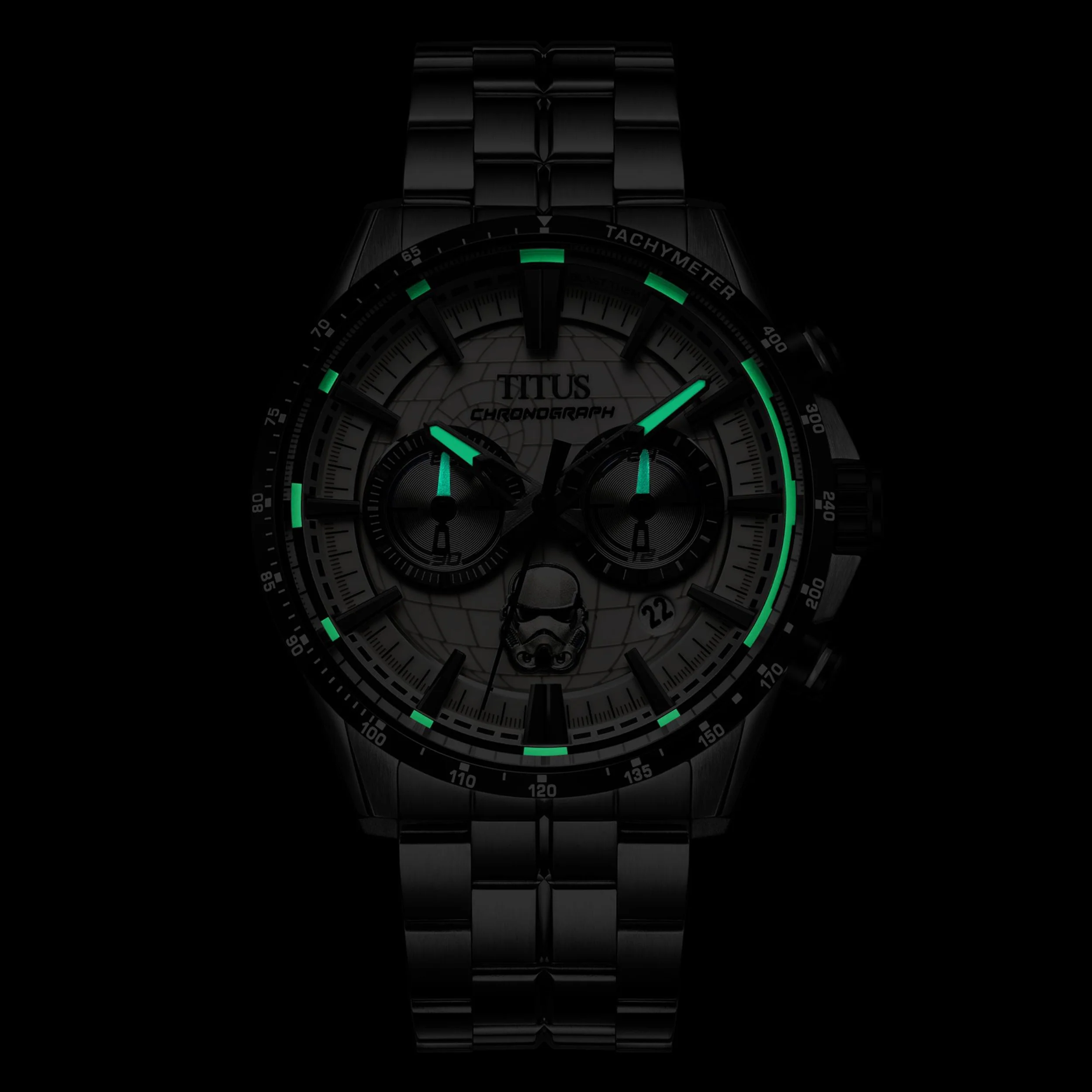 SOLVIL ET TITUS X STAR WARS 'STORMTROOPER' W06-03365-002 LIMITED EDITION SABER CHRONOGRAPH QUARTZ MEN WATCH - Image 6