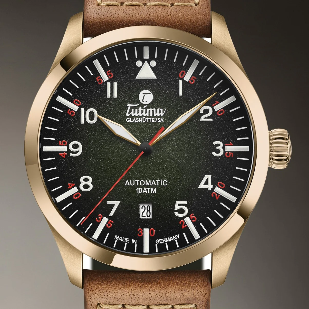 TUTIMA GLASHÜTTE 6115-03 FLIEGER AUTOMATIC LIMITED EDITION MEN WATCH - Image 3