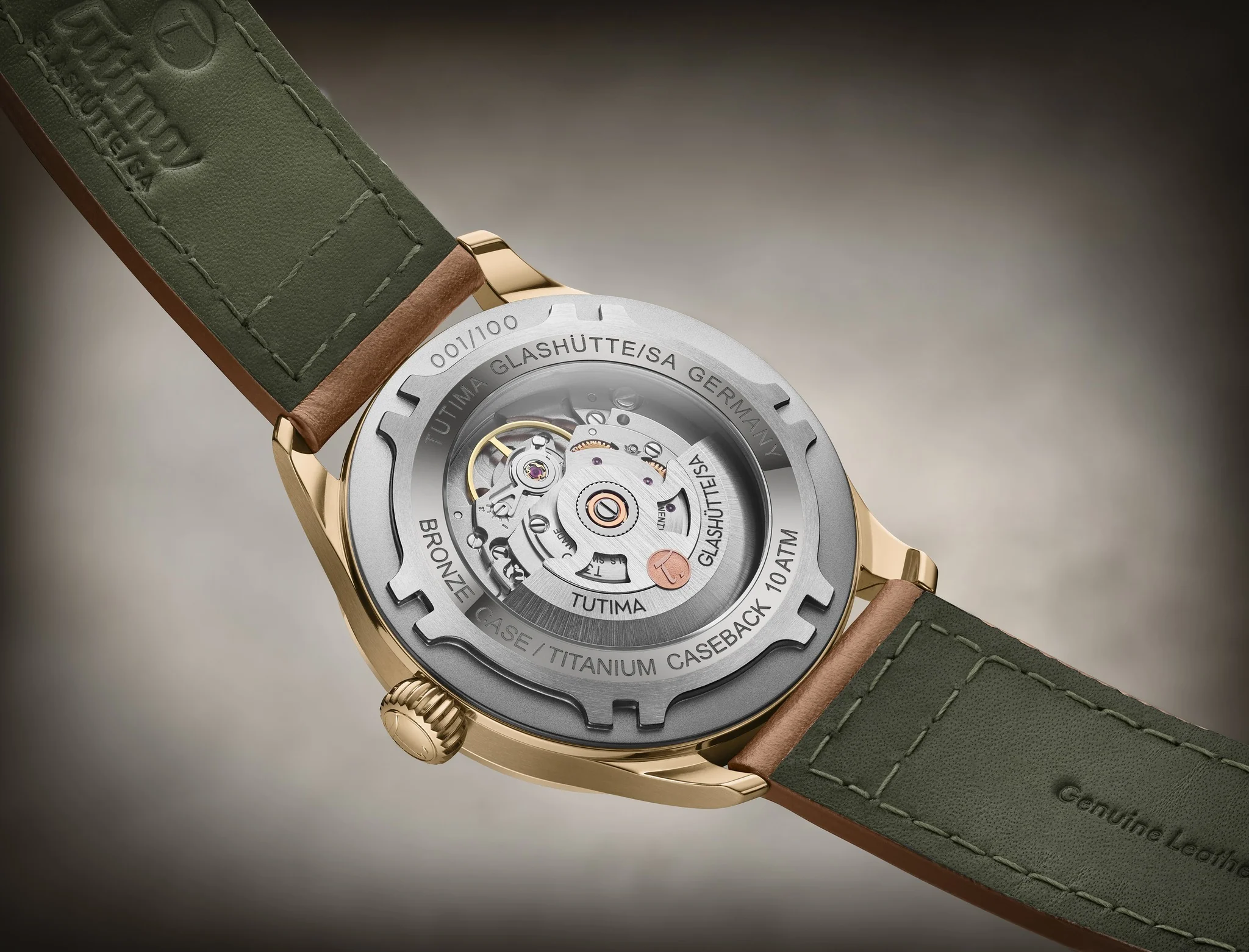 TUTIMA GLASHÜTTE 6115-03 FLIEGER AUTOMATIC LIMITED EDITION MEN WATCH - Image 5