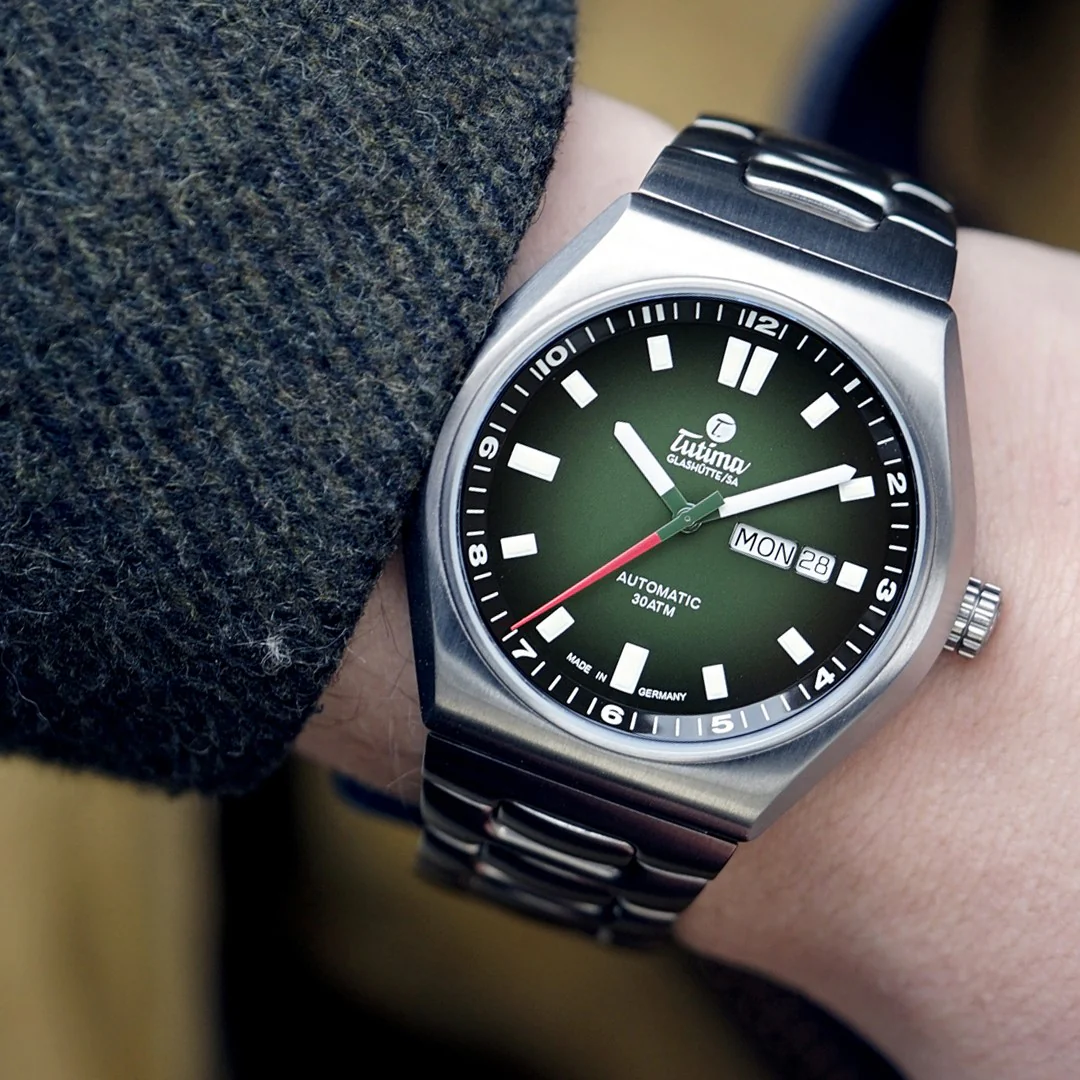 TUTIMA GLASHÜTTE M2 COASTLINE 6150-08 AUTOMATIC MEN WATCH - Image 4