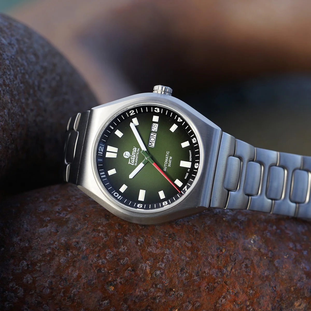 TUTIMA GLASHÜTTE M2 COASTLINE 6150-08 AUTOMATIC MEN WATCH - Image 7