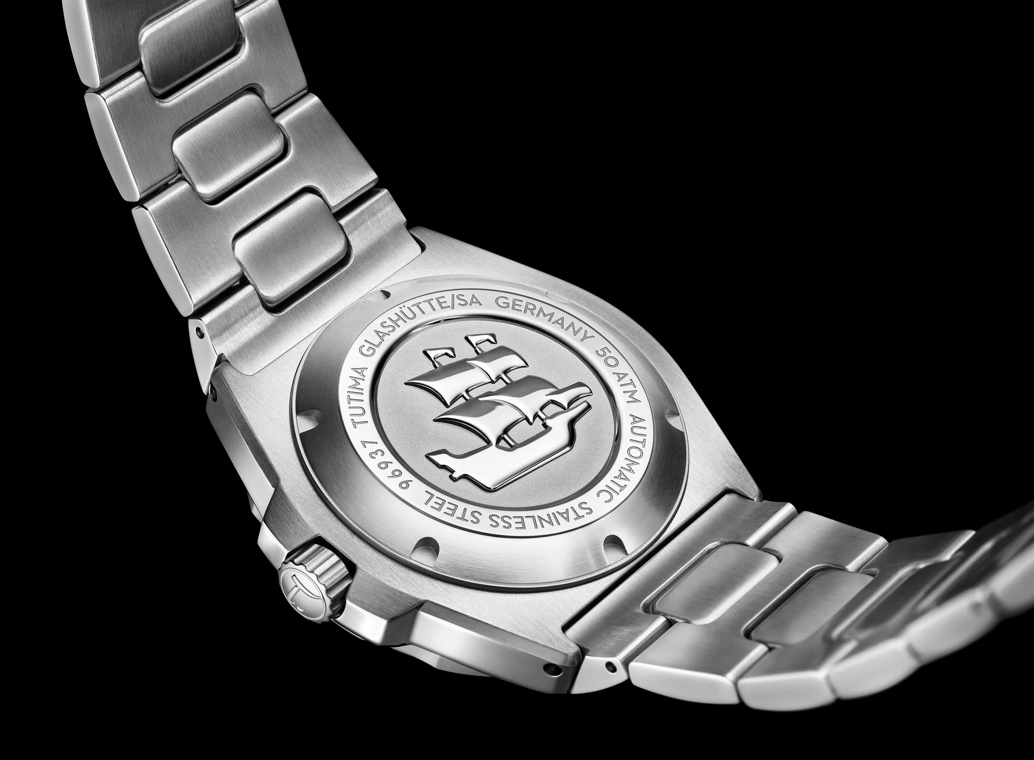 TUTIMA GLASHÜTTE M2 SEVEN SEAS 6156-02 AUTOMATIC MEN WATCH - Image 3