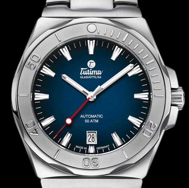 TUTIMA GLASHÜTTE M2 SEVEN SEAS 6156-04 AUTOMATIC MEN WATCH - Image 3