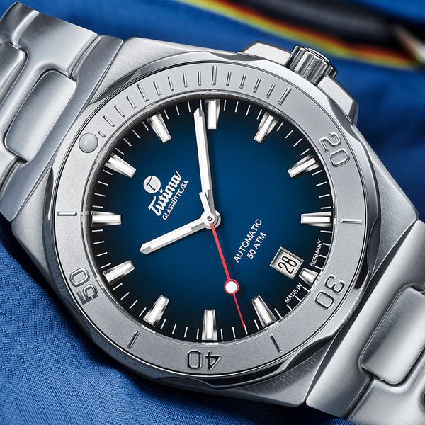 TUTIMA GLASHÜTTE M2 SEVEN SEAS 6156-04 AUTOMATIC MEN WATCH - Image 5